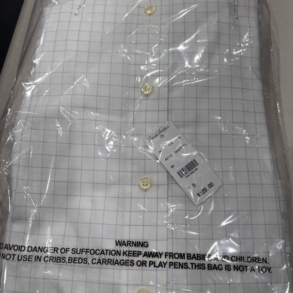 New Brooks Brothers pattern shirt 17/35